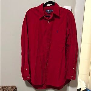 Polo by Ralph Lauren Men's Red Shirt
